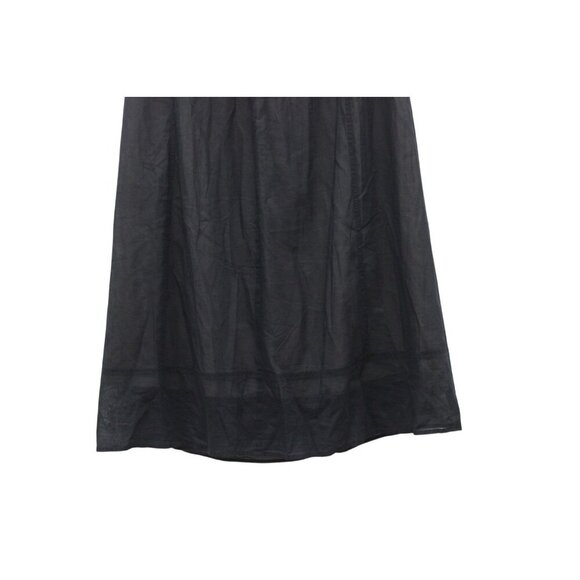 Eddie Bauer Maxi Skirt 12 Tall Y2K Black Sheer Whimsigoth Goth Grunge A-Line - Picture 4 of 11